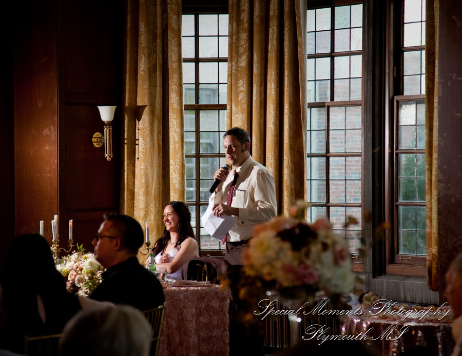Kristen & Michael at Michigan Union Ballroom Ann Arbor MI wedding photography
