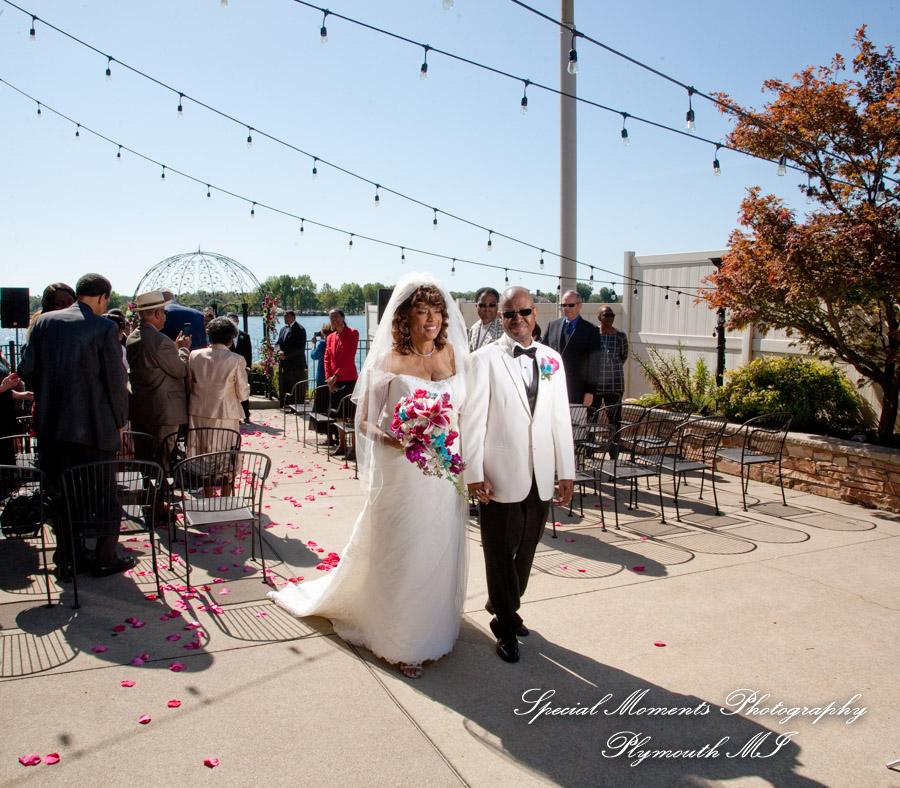 Barbara & Frederick at Roostertail Detroit MI wedding photography