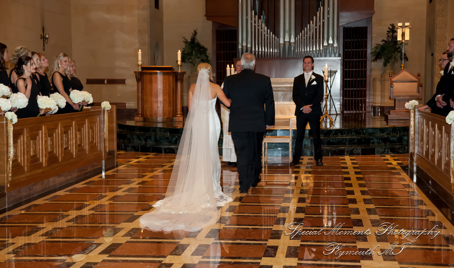 Kelsey & Ryan at Ss. Mary & Joseph Chapel Plymouth MI wedding photography