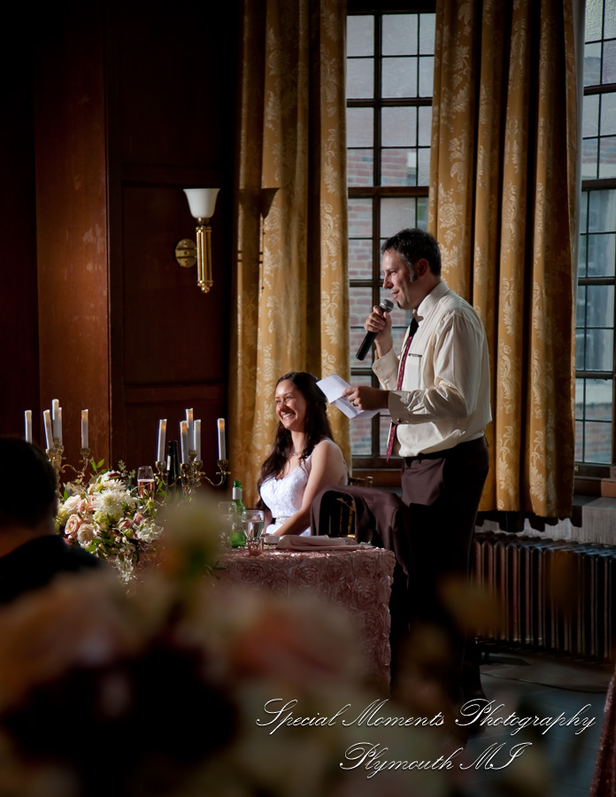 Kristen & Michael at Michigan Union Ballroom Ann Arbor MI wedding photography