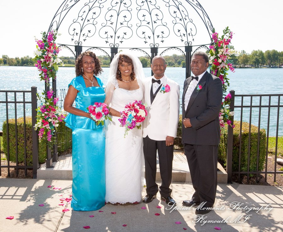 Barbara & Frederick at Roostertail Detroit MI wedding photography