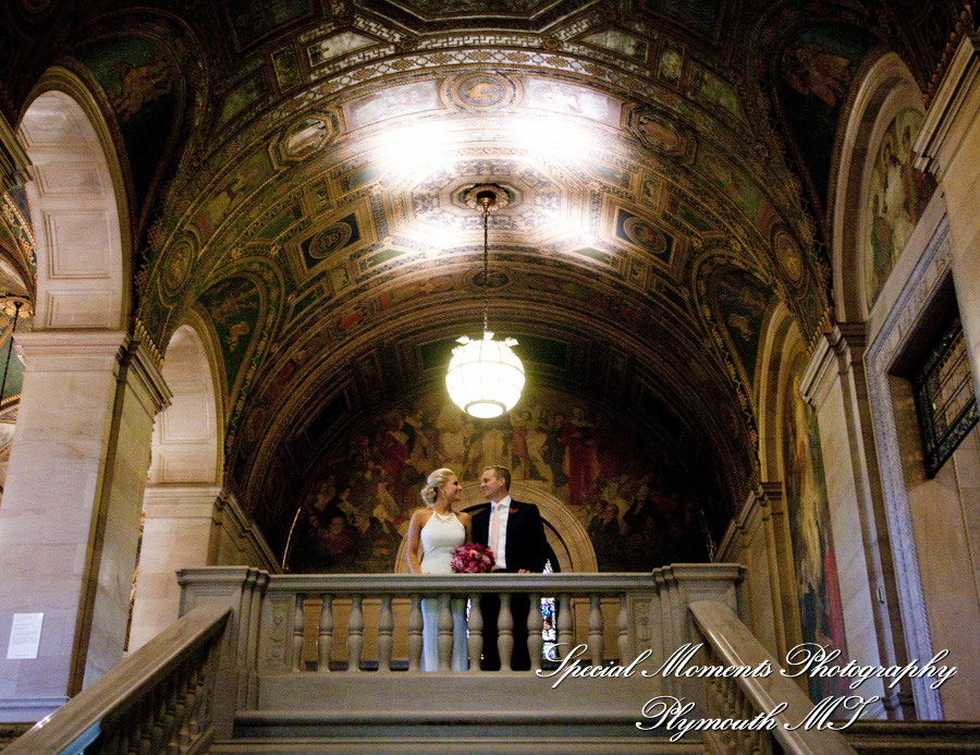 Amanda & Greg at Detroit Public Library Detroit MI wedding photography