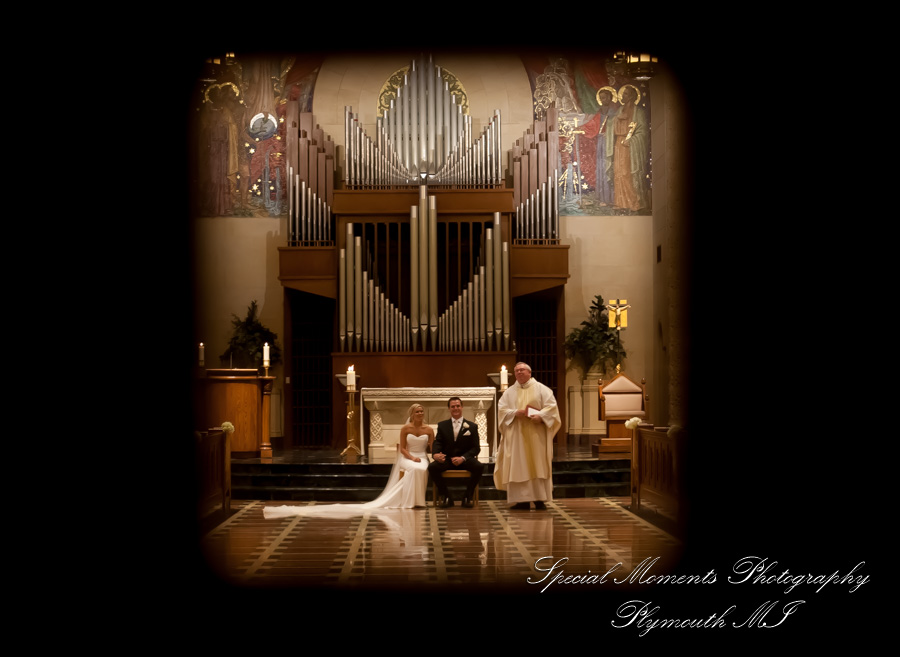Kelsey & Ryan at Ss. Mary & Joseph Chapel Plymouth MI wedding photography