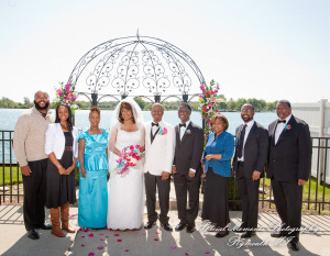 Barbara & Frederick at Roostertail Detroit MI wedding photography
