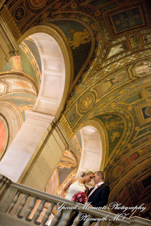 Amanda & Greg at Detroit Public Library Detroit MI wedding photography
