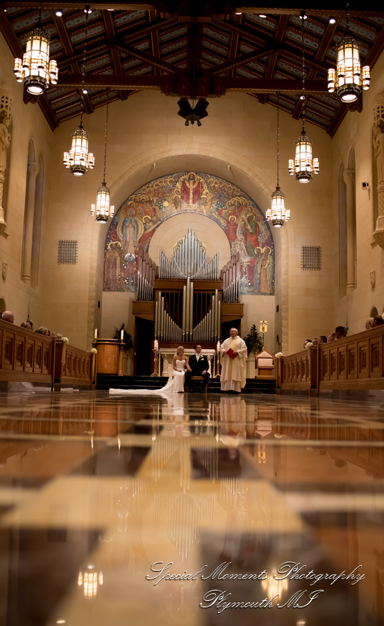 Kelsey & Ryan at Ss. Mary & Joseph Chapel Plymouth MI wedding photography