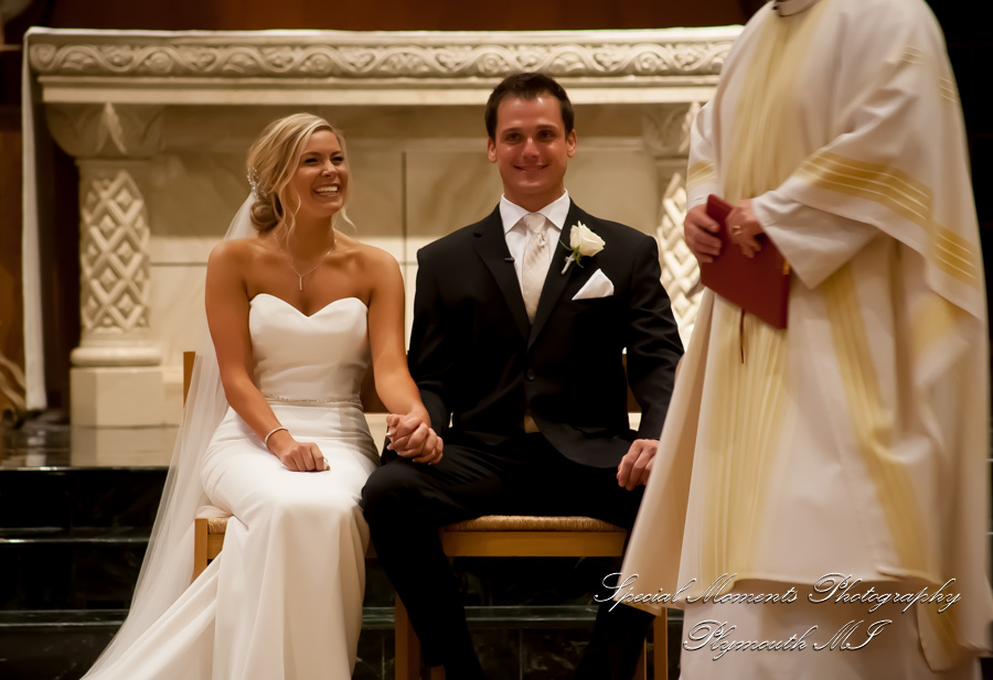 Kelsey & Ryan at Ss. Mary & Joseph Chapel Plymouth MI wedding photography
