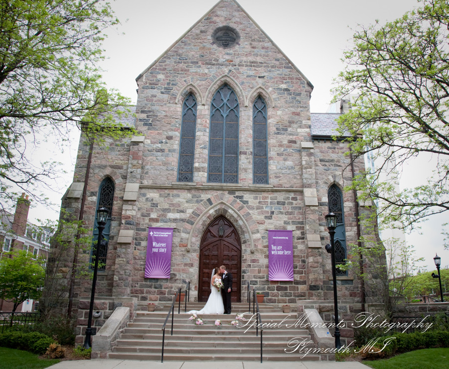 Elizabeth & Scott at The First Congregational Church Ann Arbor MI wedding photography