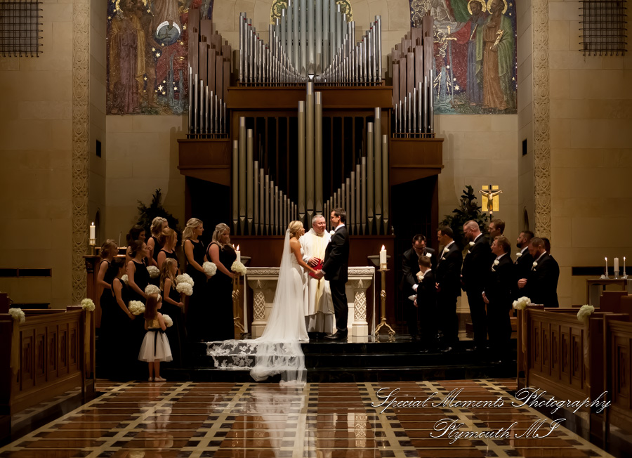 Kelsey & Ryan at Ss. Mary & Joseph Chapel Plymouth MI wedding photography