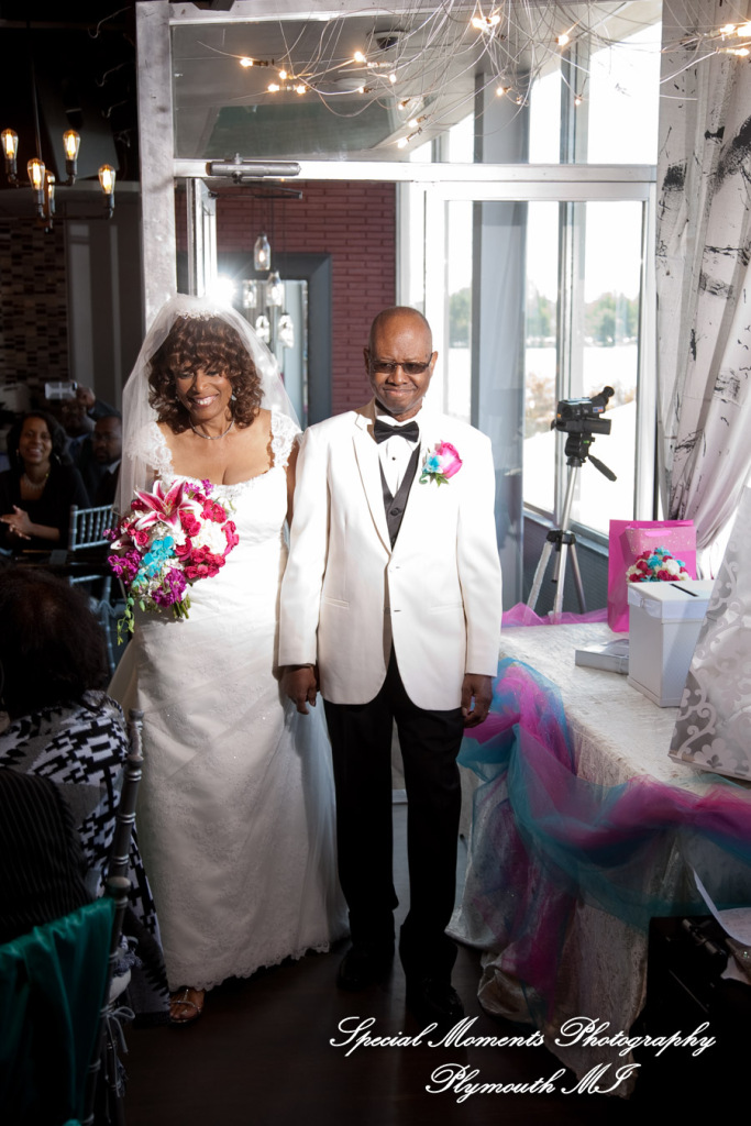 Barbara & Frederick at Roostertail Detroit MI wedding photography