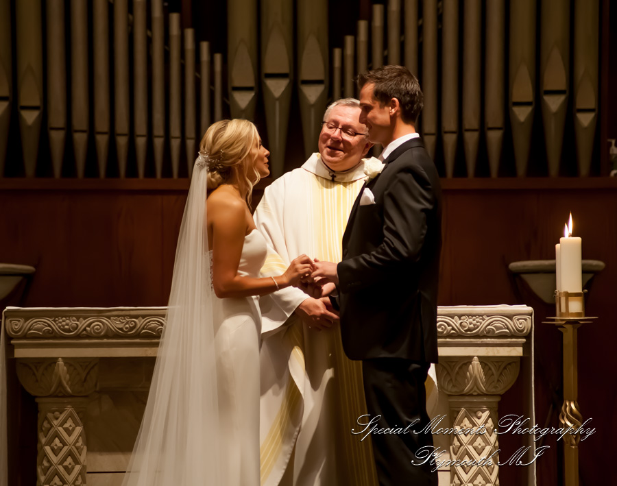 Kelsey & Ryan at Ss. Mary & Joseph Chapel Plymouth MI wedding photography