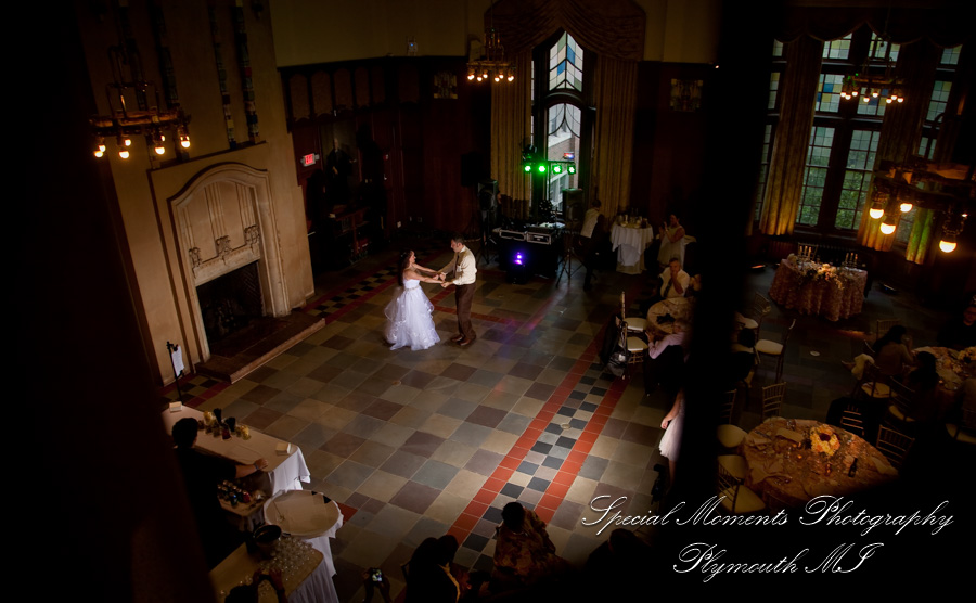 Kristen & Michael at Michigan Union Ballroom Ann Arbor MI wedding photography