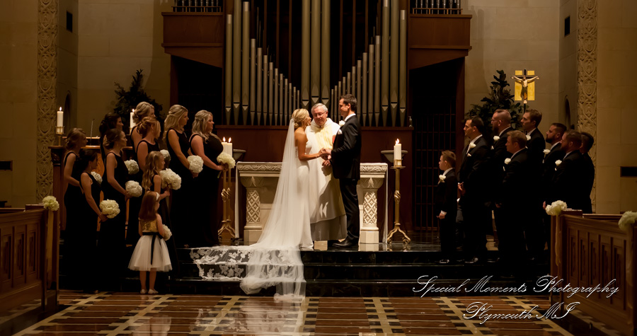 Kelsey & Ryan at Ss. Mary & Joseph Chapel Plymouth MI wedding photography
