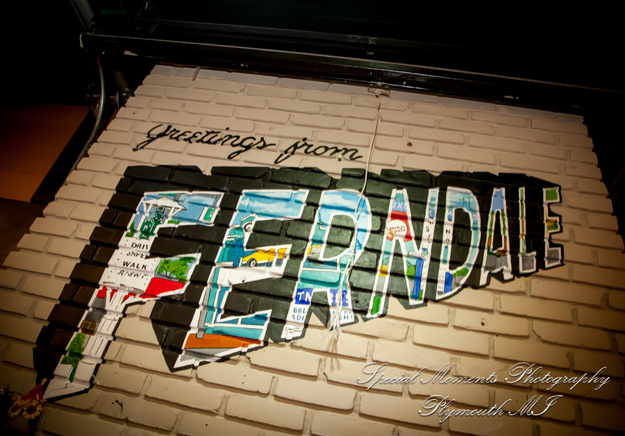 Sally & Elliott at Detroit Fleat Ferndale MI wedding photography