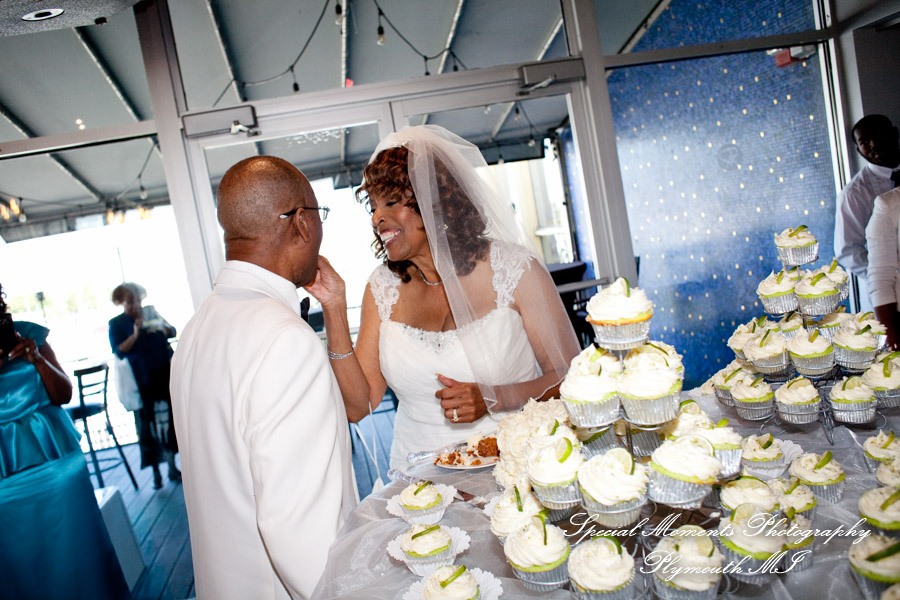 Barbara & Frederick at Roostertail Detroit MI wedding photography