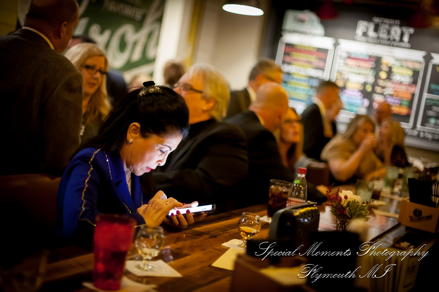 Sally & Elliott at Detroit Fleat Ferndale MI wedding photography