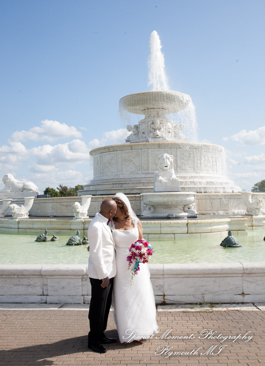 Barbara & Frederick at Roostertail Detroit MI wedding photography