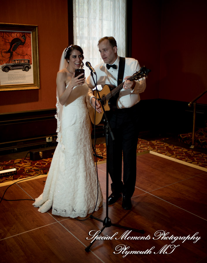 Ana & Jarrett at Dearborn Inn Lincoln Rm Dearborn MI wedding photography