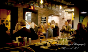 Sally & Elliott at Detroit Fleat Ferndale MI wedding photography