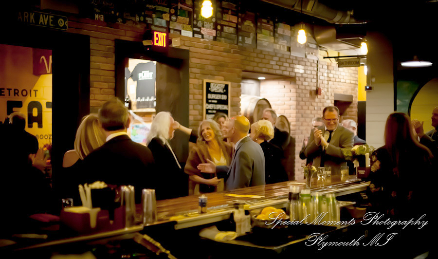 Sally & Elliott at Detroit Fleat Ferndale MI wedding photography