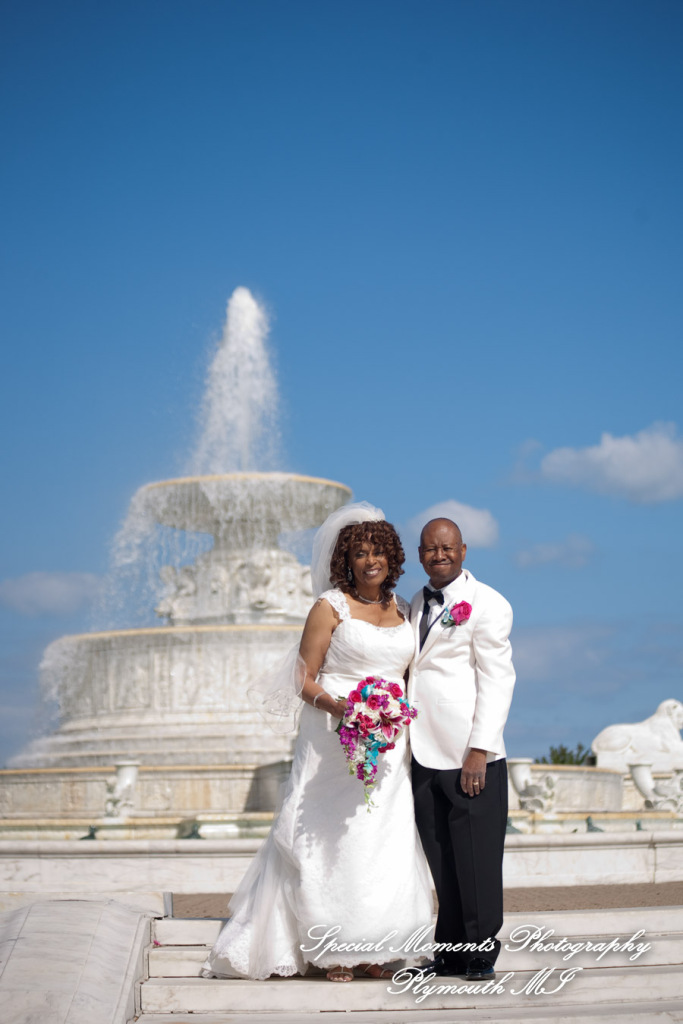 Barbara & Frederick at Roostertail Detroit MI wedding photography