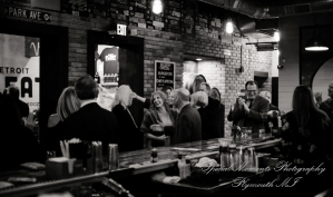 Sally & Elliott at Detroit Fleat Ferndale MI wedding photography