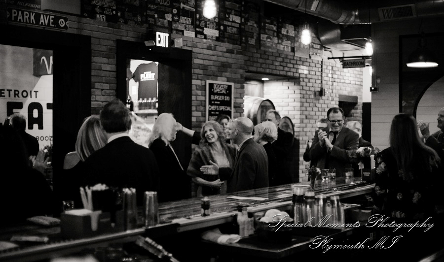 Sally & Elliott at Detroit Fleat Ferndale MI wedding photography