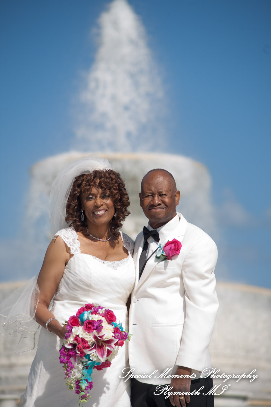 Barbara & Frederick at Roostertail Detroit MI wedding photography