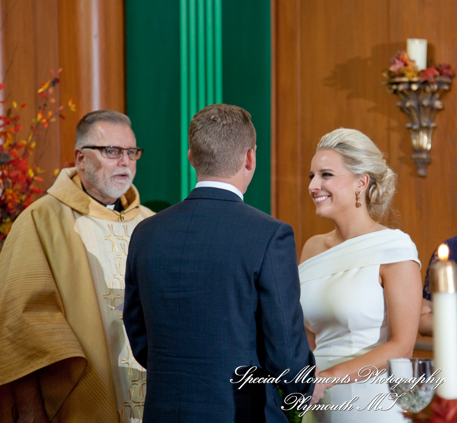 Amanda & Greg at Bon Secours Chapel GP Park MI wedding photography