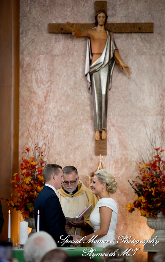 Amanda & Greg at Bon Secours Chapel GP Park MI wedding photography