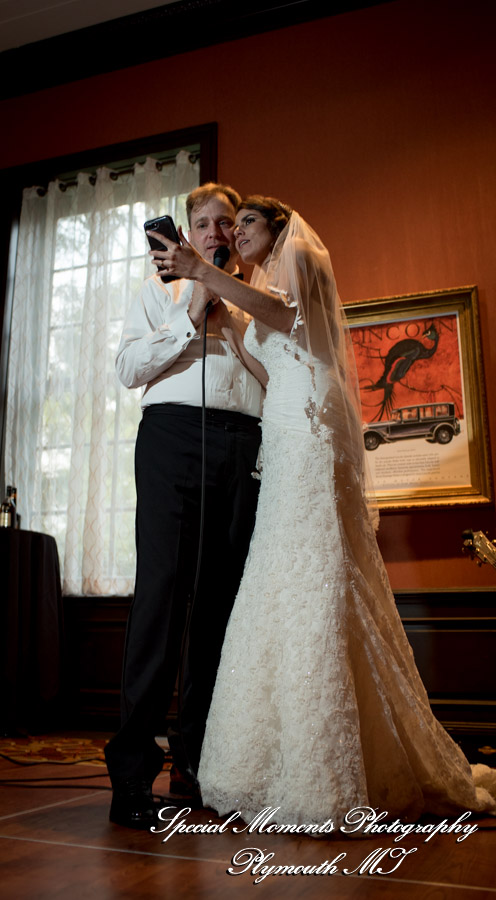 Ana & Jarrett at Dearborn Inn Lincoln Rm Dearborn MI wedding photography