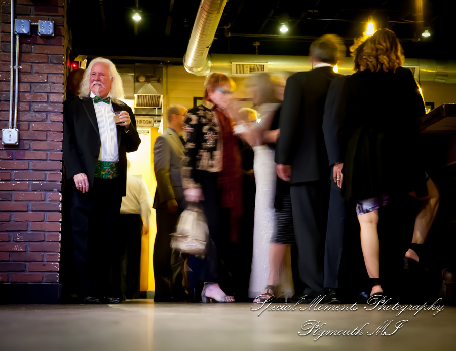 Sally & Elliott at Detroit Fleat Ferndale MI wedding photography