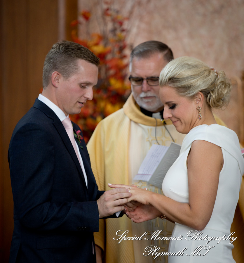 Amanda & Greg at Bon Secours Chapel GP Park MI wedding photography