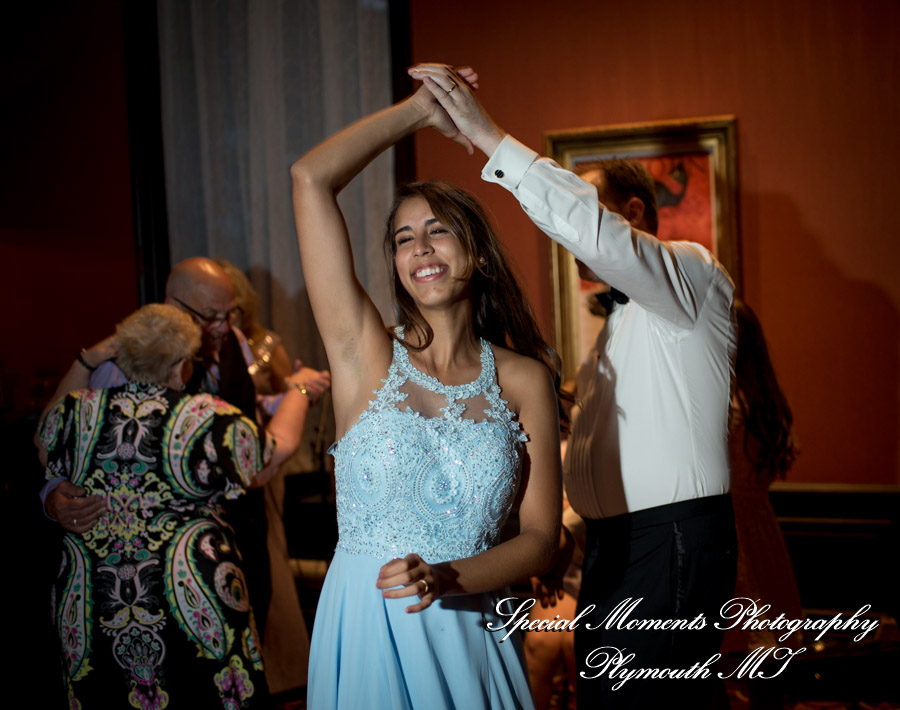 Ana & Jarrett at Dearborn Inn Lincoln Rm Dearborn MI wedding photography