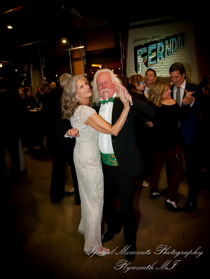 Sally & Elliott at Detroit Fleat Ferndale MI wedding photography