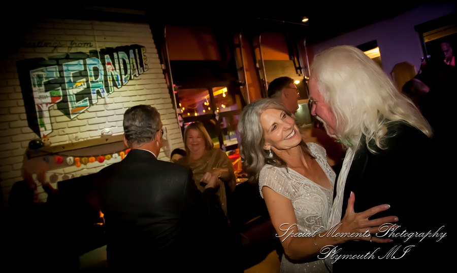 Sally & Elliott at Detroit Fleat Ferndale MI wedding photography