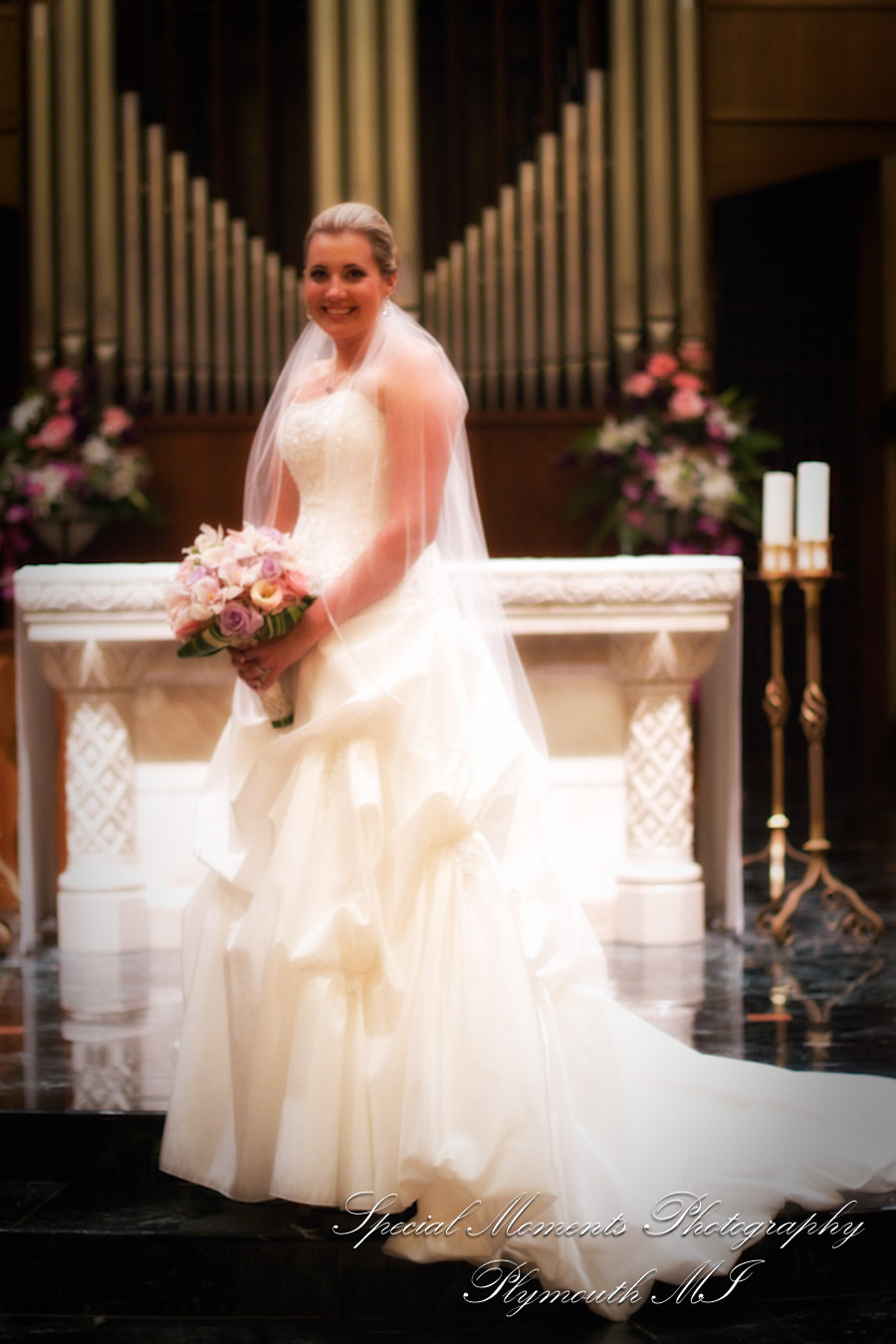 Inn at St. John's Chapel Plymouth MI wedding photograph