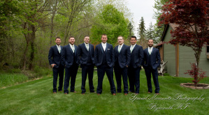 Janelle & Jay at St. Kieran Catholic Church Shelby Twp. MI wedding photograph