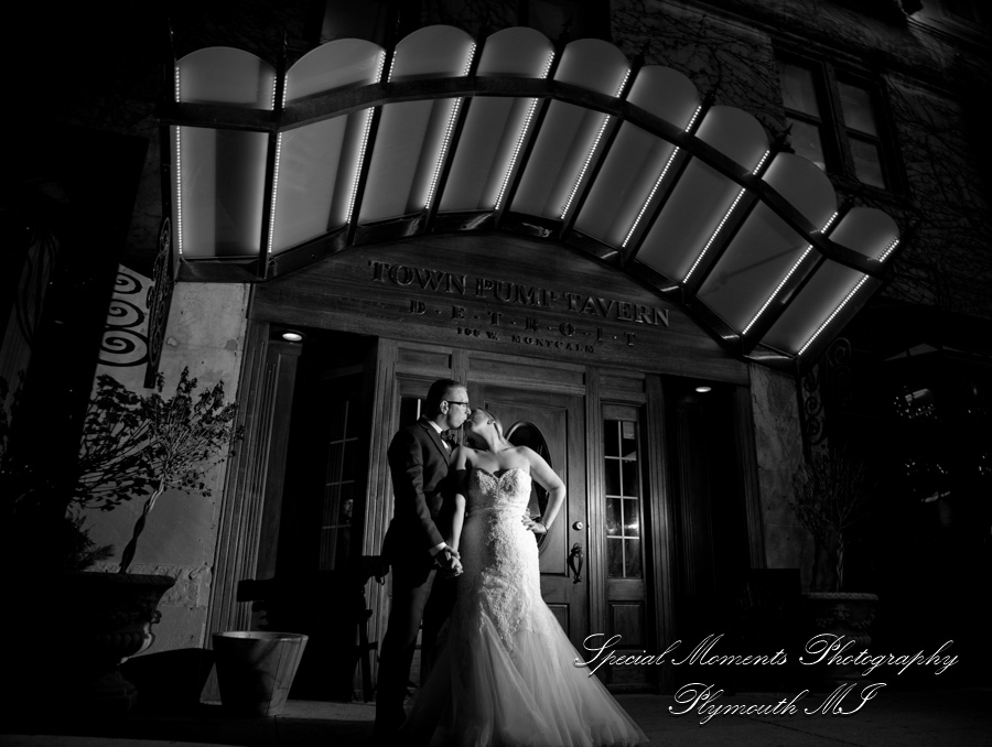 Town Pump Detroit MI wedding photograph