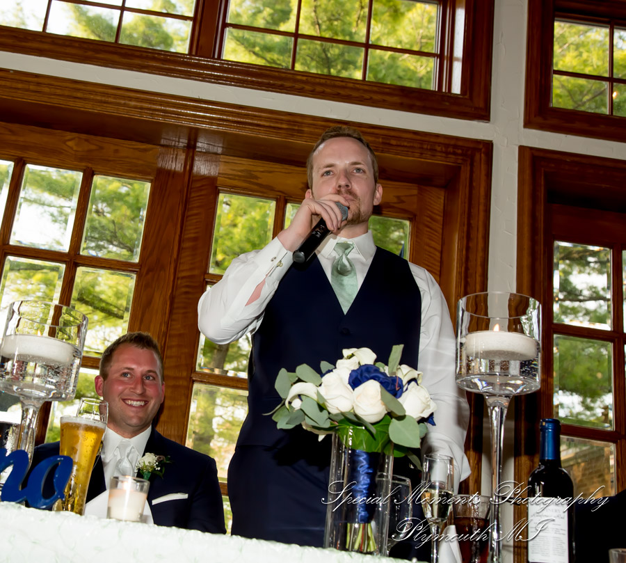 Janelle & Jay at Indianwood Golf & Country Club Lake Orion MI wedding photograph