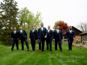 Janelle & Jay at St. Kieran Catholic Church Shelby Twp. MI wedding photograph