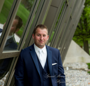 Janelle & Jay at St. Kieran Catholic Church Shelby Twp. MI wedding photograph