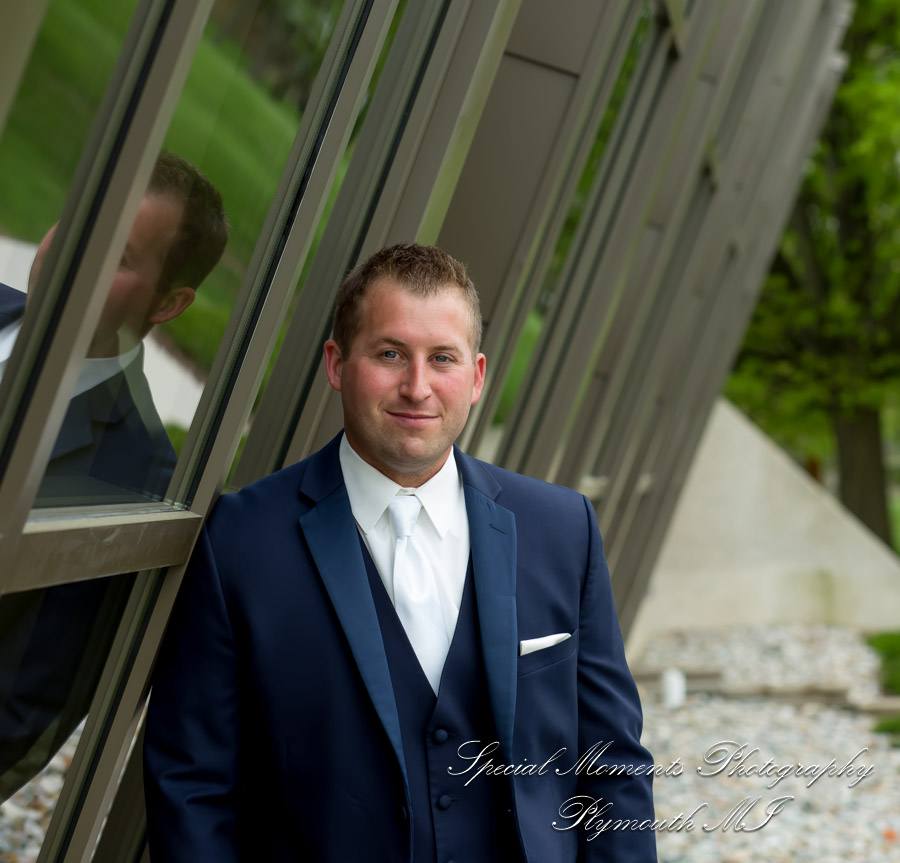 Janelle & Jay at St. Kieran Catholic Church Shelby Twp. MI wedding photograph