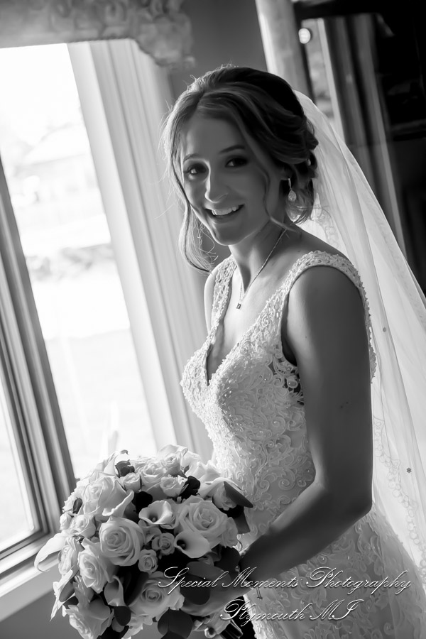 Janelle & Jay at St. Kieran Catholic Church Shelby Twp. MI wedding photograph