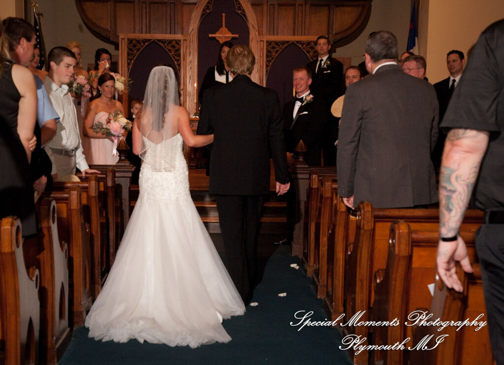 Elizabeth & Scott at First Congregational Church Ann Arbor MI wedding photography