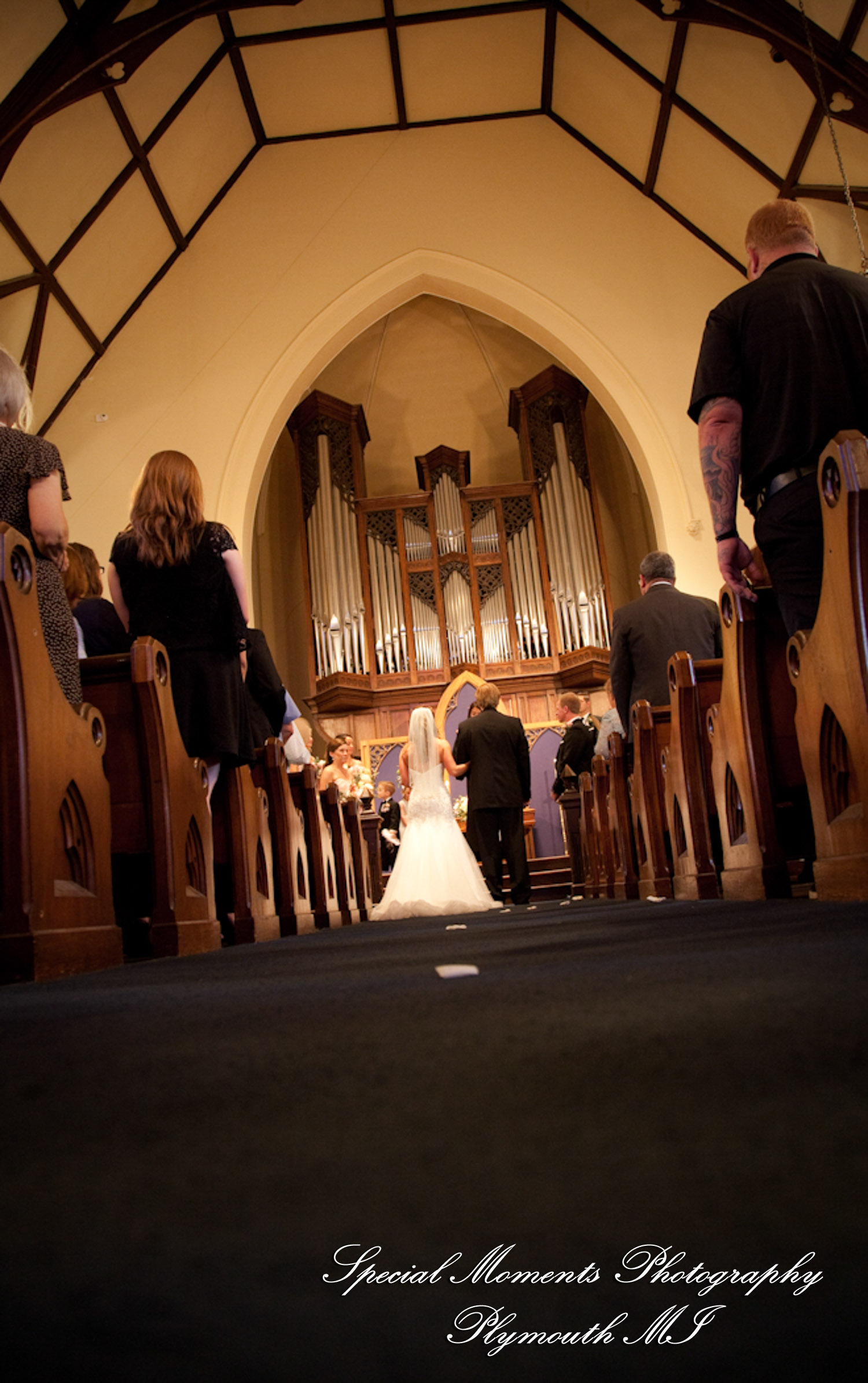 Elizabeth & Scott at First Congregational Church Ann Arbor MI wedding photography
