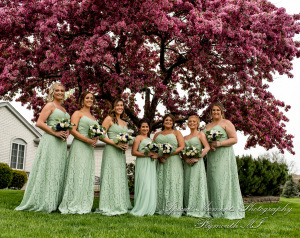 Janelle & Jay at St. Kieran Catholic Church Shelby Twp. MI wedding photograph