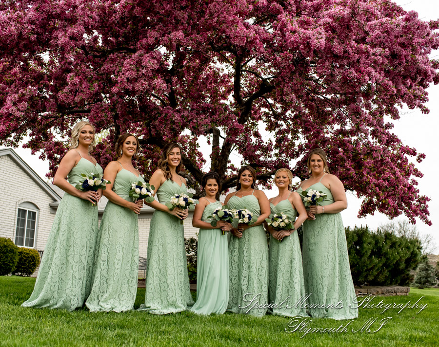 Janelle & Jay at St. Kieran Catholic Church Shelby Twp. MI wedding photograph