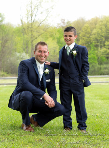 Janelle & Jay at St. Kieran Catholic Church Shelby Twp. MI wedding photograph