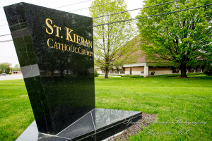 Janelle & Jay at St. Kieran Catholic Church Shelby Twp. MI wedding photograph